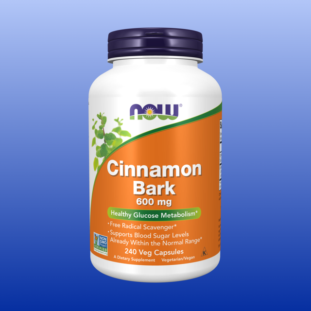 Cinnamon Bark 240 Veg Capsules-Nutritional Supplement-Now Products-Castle Remedies