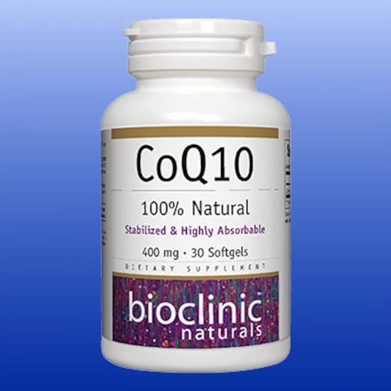 CoQ10 400 mg 30 Softgels-Vitamins and Minerals-Bioclinic Naturals-Castle Remedies