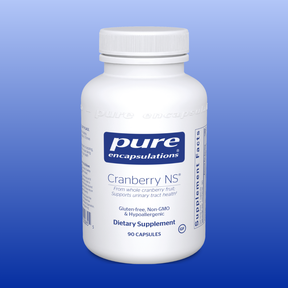 Pure Encapsulations Cranberry NS dietary supplement bottle with 90 capsules for urinary tract health support