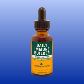 Herb Pharm Daily Immune Builder tincture bottle 1 oz for immune support with organic Echinacea extract