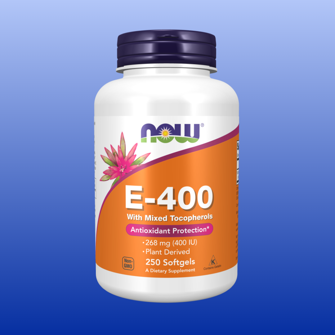 Vitamin E-400 IU Mixed Tocopherols 100 or 250 Softgels