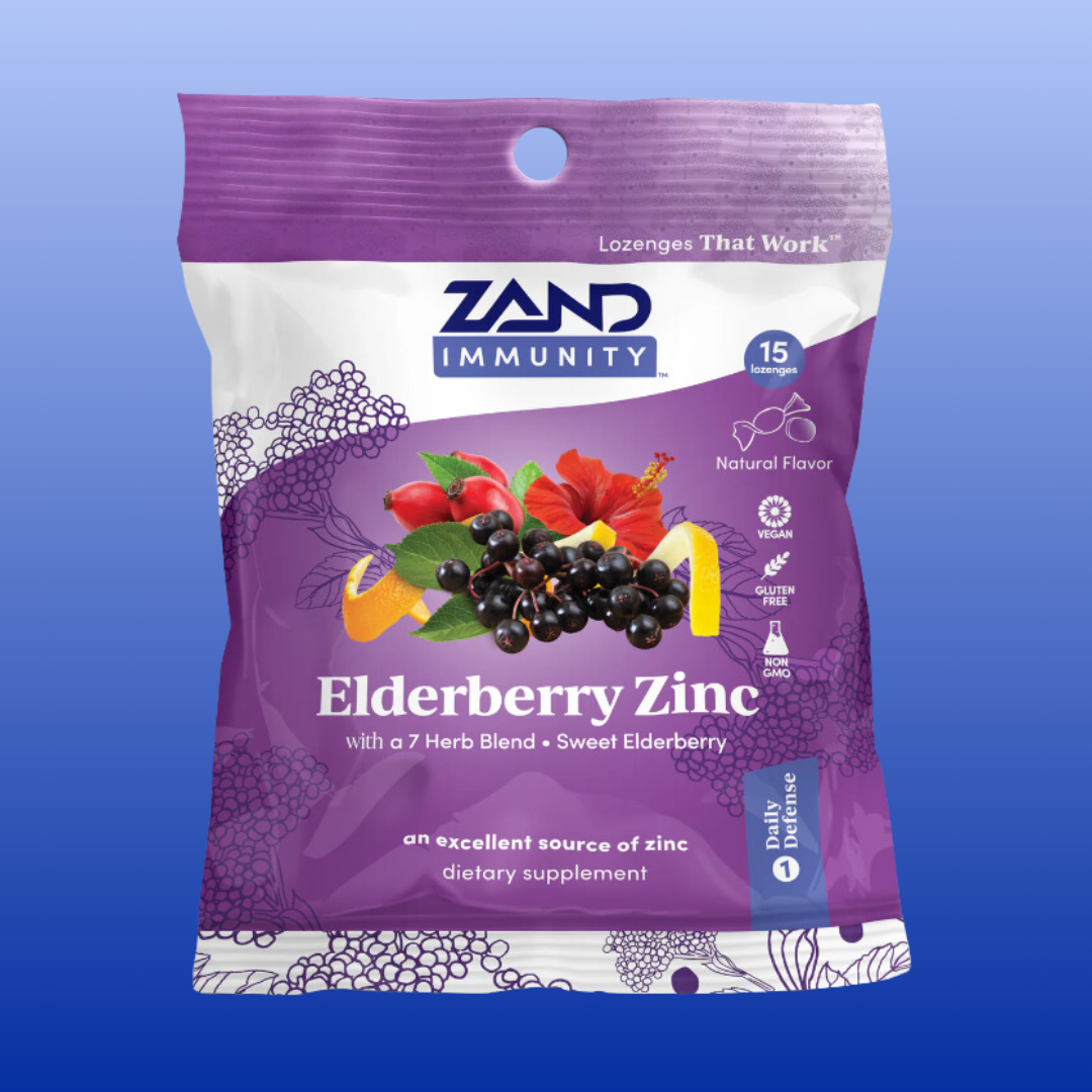 Elderberry Zinc Cough Drops 15 Lozenges