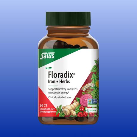 Floradix Iron + Herbs 60 Phyto-Caps-Nutritional Supplement-Salus-Castle Remedies