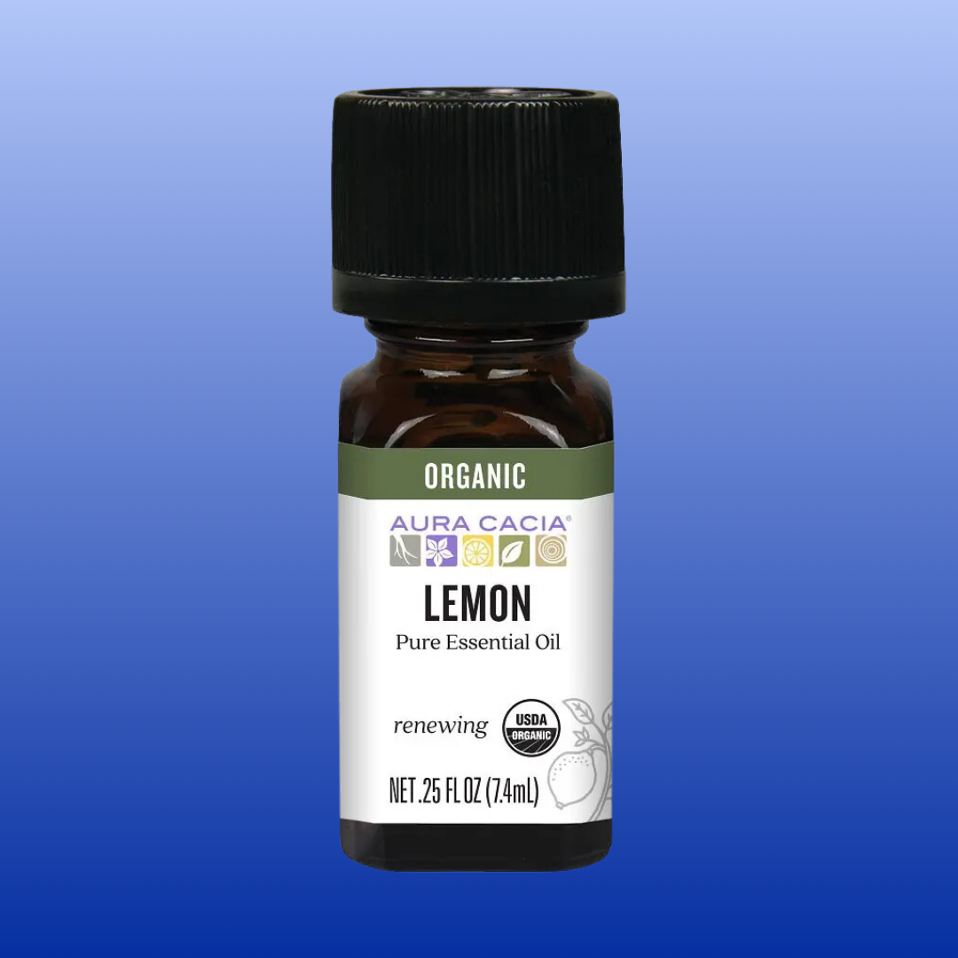Lemon Organic Essential Oil 0.25 Oz