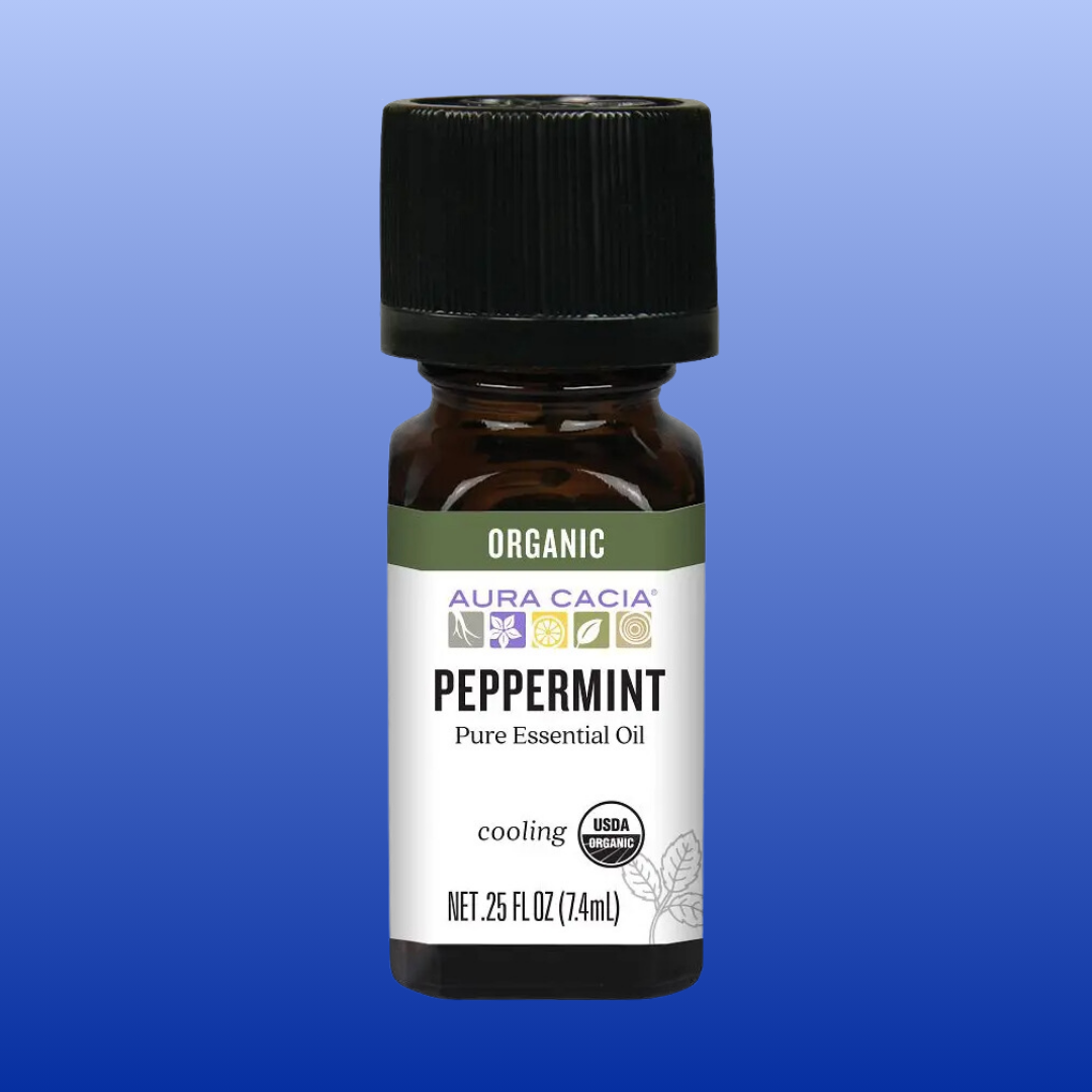 Peppermint Organic Essential Oil 0.25 Oz