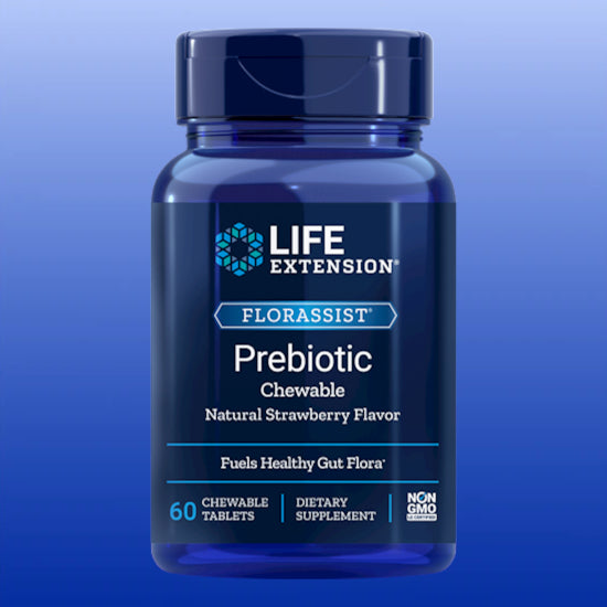 Prebiotic Chewable 60 Tablets-Digestive Support-Life Extension-Castle Remedies