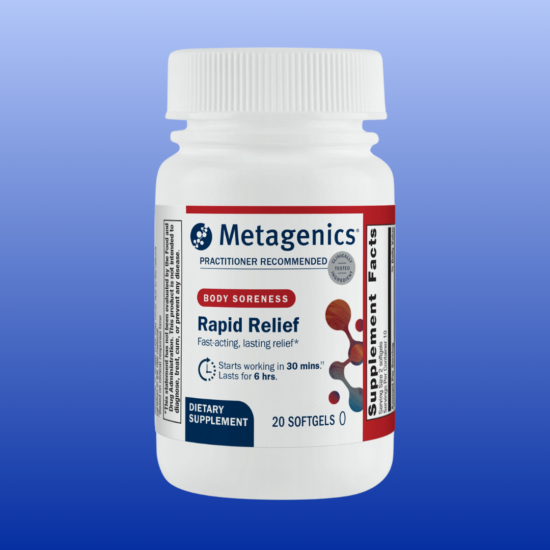 Rapid Relief 20 Softgels-Nutritional Supplement-Metagenics-Castle Remedies