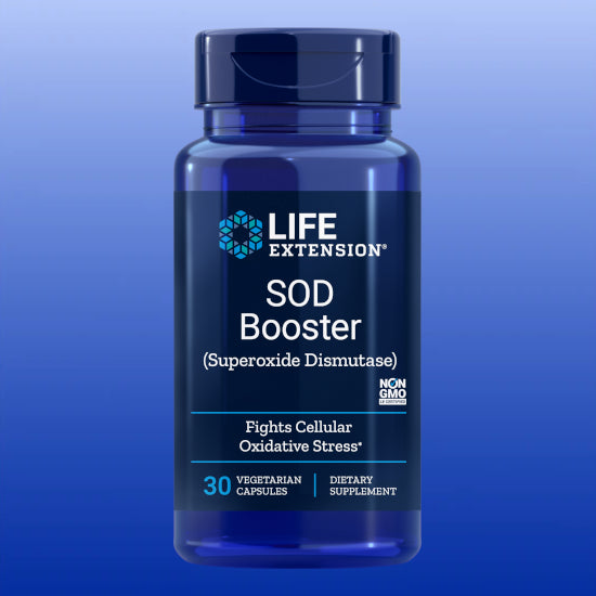 SOD Booster 30 Vegetable Capsules-Antioxidants-Life Extension-Castle Remedies