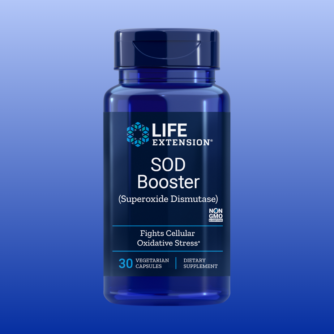 SOD Booster 30 Vegetable Capsules-Nutritional Supplement-Life Extension-Castle Remedies