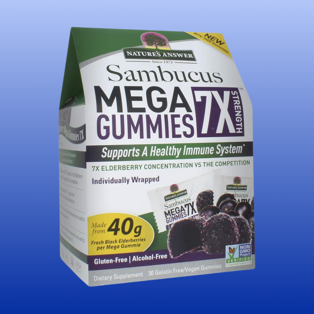 Sambucus Mega Elderberry Gummies 7X 30 Gummies