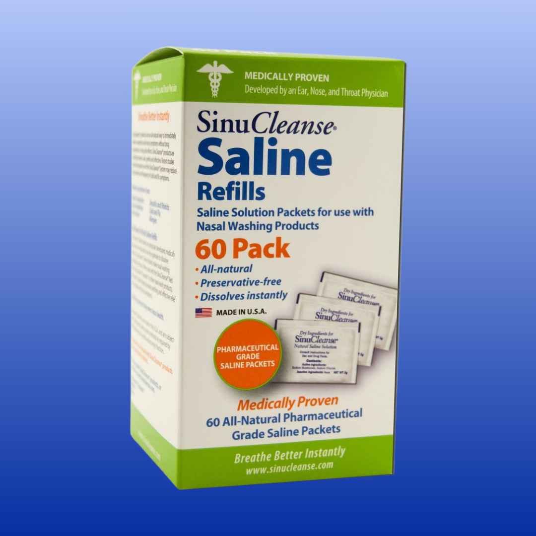 Saline 60 Refill Packets