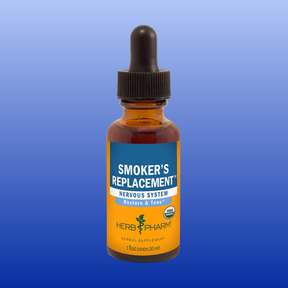 Herb Pharm Smoker’s Replacement tincture 1 oz bottle for nervous system support and herbal supplement to restore and tone