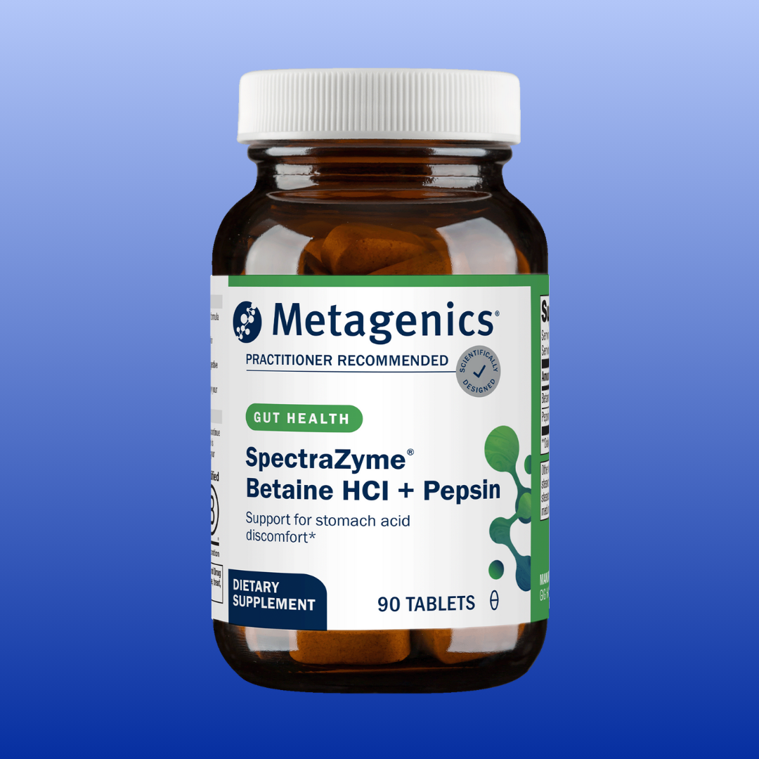 SpectraZyme® Betaine HCI + Pepsin 90 Tablets