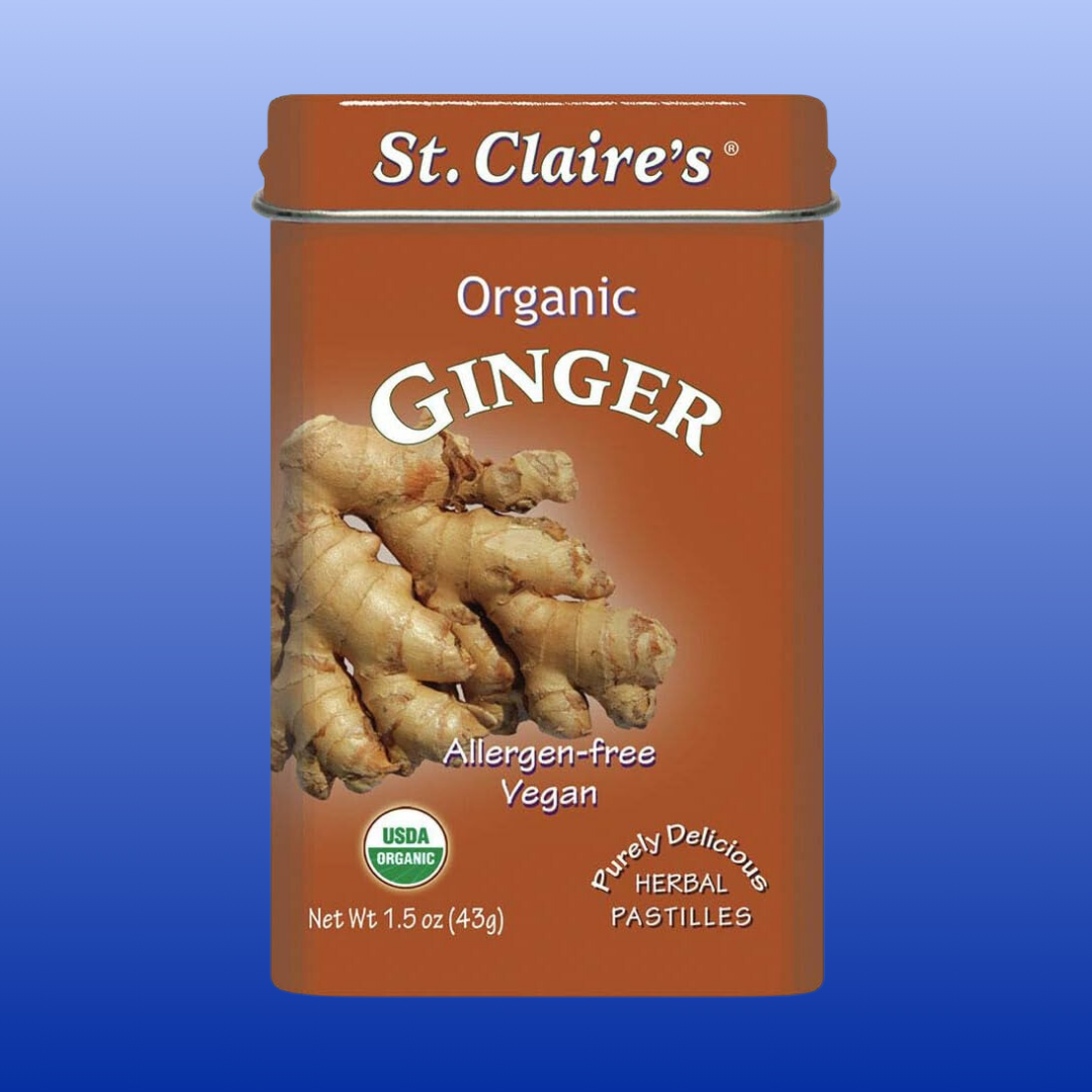 Ginger Pastilles Tin 1.5 Oz