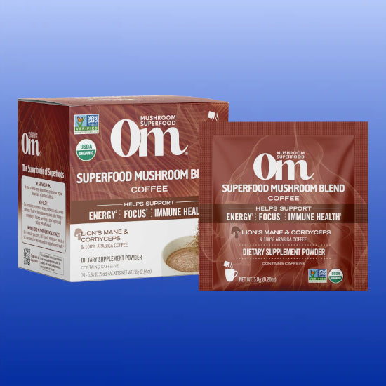 Superfood Mushroom Blend Coffee 10 Pack-Single Herbs-Om-Castle Remedies