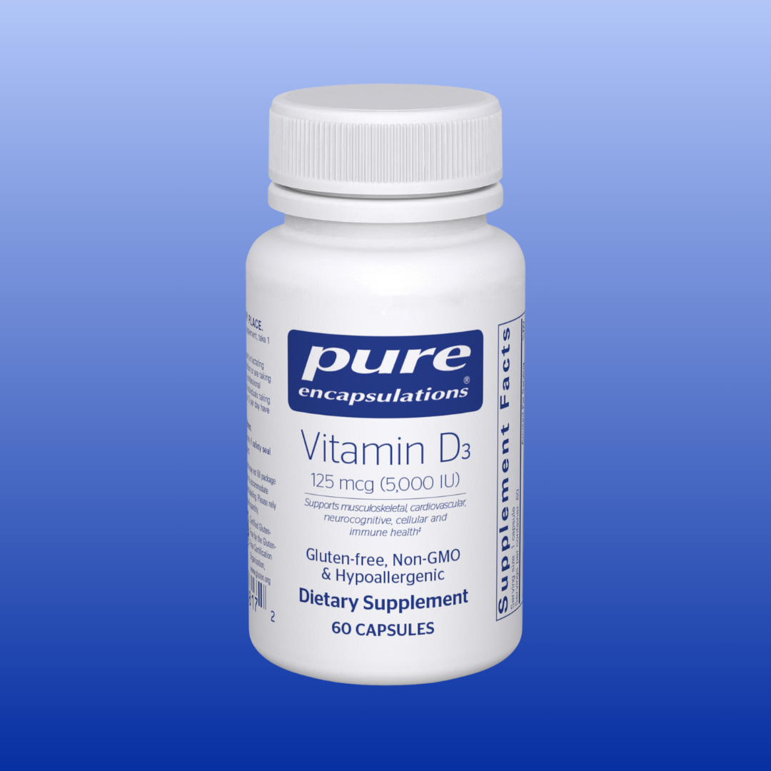 Vitamin D3 5,000 IU 60 or 120 Capsules