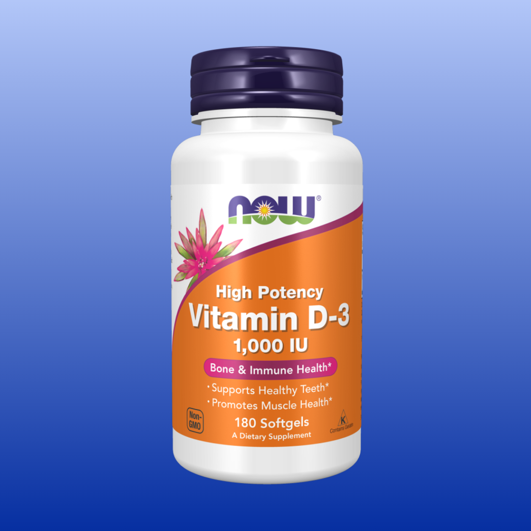 Vitamin D3 1000 IU 180 Soft Gels