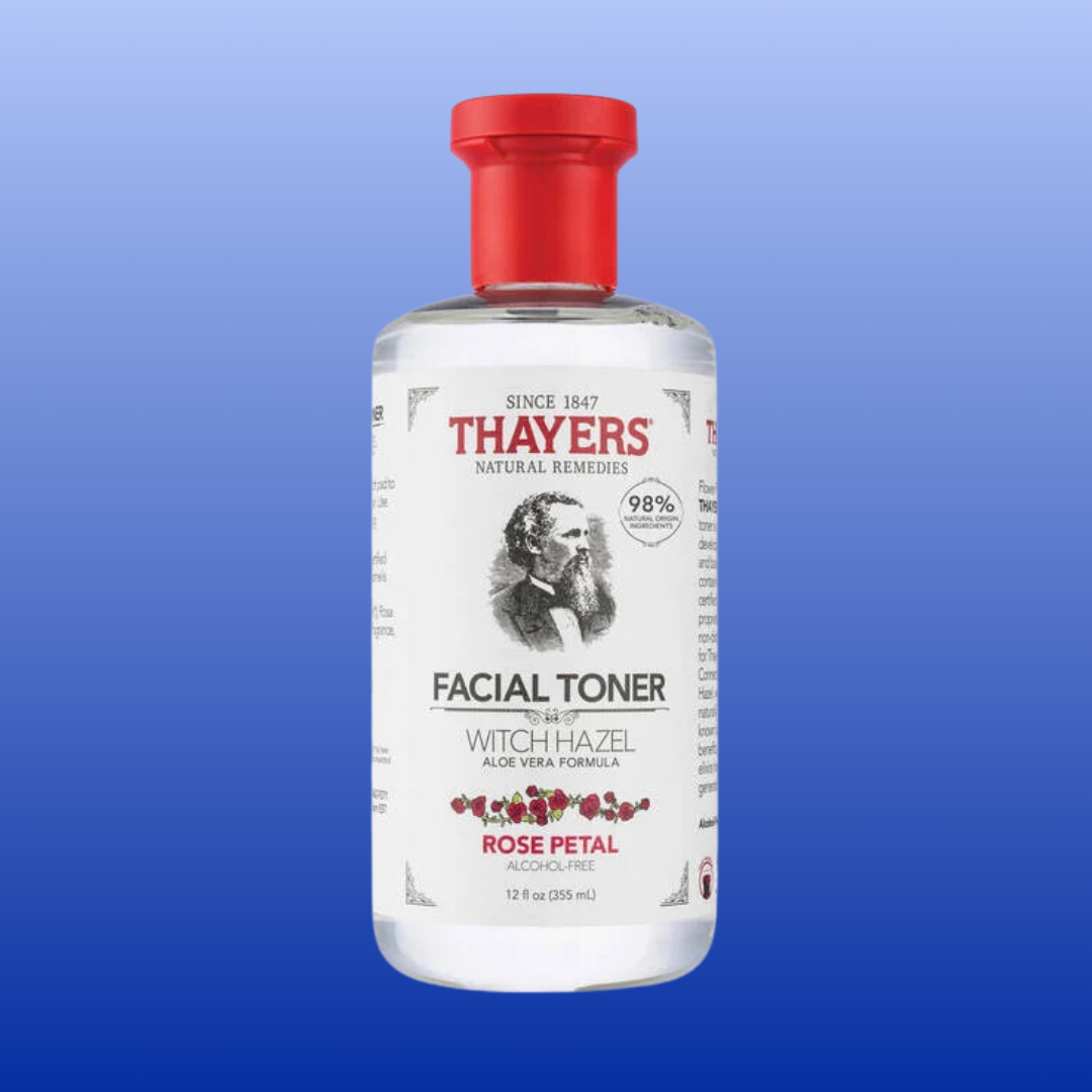 Witch Hazel Facial Toner Rose Petal 12 Oz