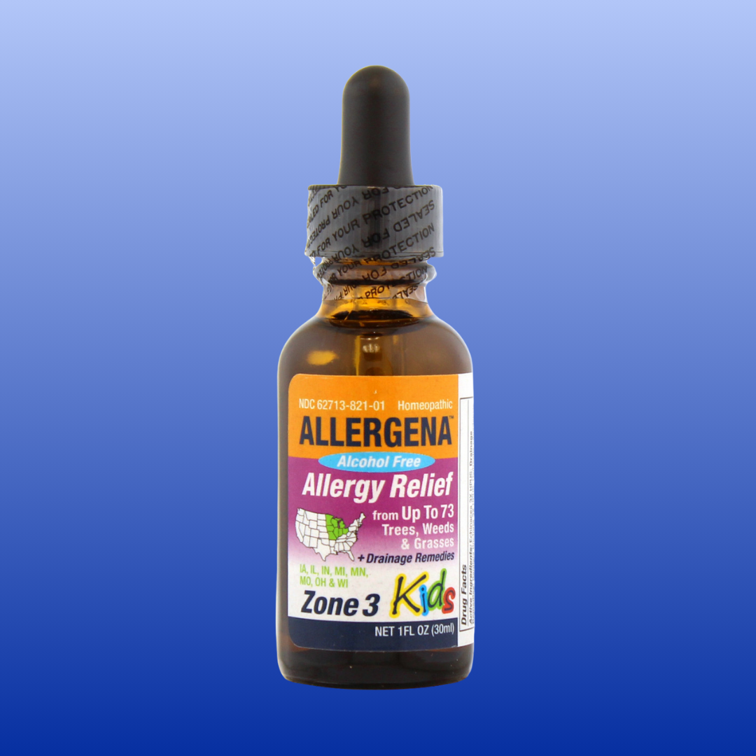 Zone 3 Kids Allergy Relief 1 Oz-Nutritional Supplement-MEDITREND/PROGENA-Castle Remedies