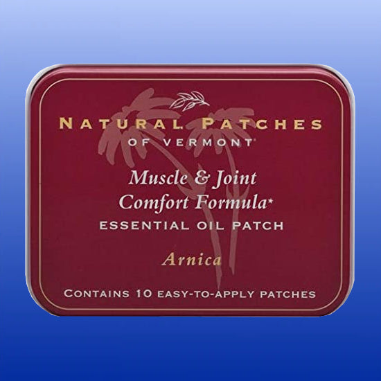 Arnica Muscle & Joint Comfort Tin 10 Patches-Pain Relief-Natural Patches of Vermont-Castle Remedies