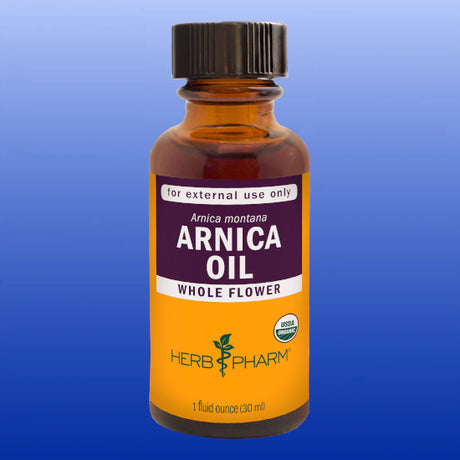 Arnica Oil 1 Oz-Topical Pain Relief-Herb Pharm-Castle Remedies