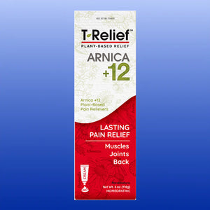 T-Relief™ Arnica + 12 Cream 2 Oz or 4 Oz-Topical Pain Relief-MediNatura-4 Ounces-Castle Remedies