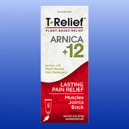 T-Relief™ Arnica + 12 Gel 2 Oz-Topical Pain Relief-MediNatura-Castle Remedies