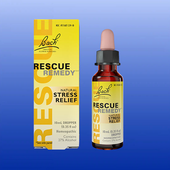 Rescue Remedy 10 or 20 mL Dropper-Stress Relief-Bach-10 mL-Castle Remedies