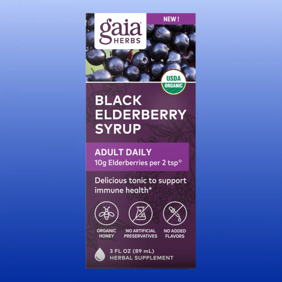 Black Elderberry Syrup Extra Strength 3 Oz