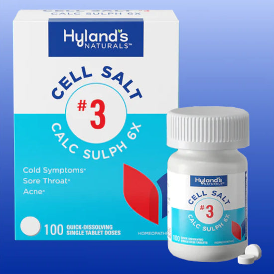 Calc Sulph 6X Cell Salt 500 Tablets-Cell Salts-Hylands-Castle Remedies