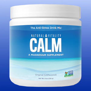 Natural Calm Unflavored 8 or 16 Oz Powder