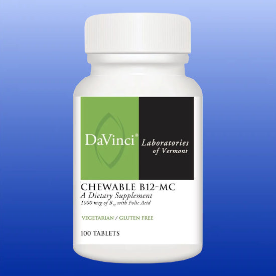 Chewable B12-MC 100 Tablets-Vitamins and Minerals-DaVinci Laboratories-Castle Remedies