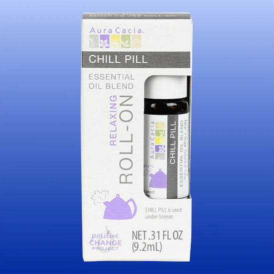 Chill Pill Essential Oil Roll On 0.31 Oz-Roll On-Aura Cacia-Castle Remedies