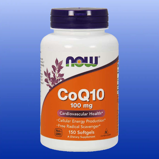 CoQ10 100 mg 150 Softgels-CoQ10-Now Products-Castle Remedies