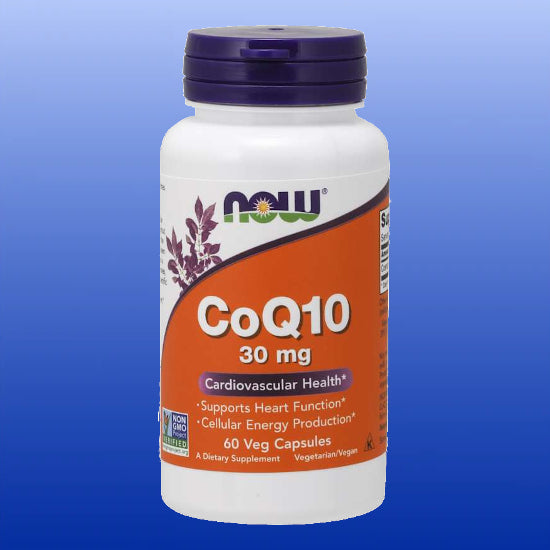 CoQ10 30 mg 60 Veg Capsules-CoQ10-Now Products-Castle Remedies