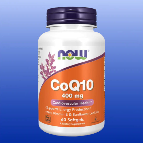 CoQ10 400 mg 60 Softgels-CoQ10-Now Products-Castle Remedies