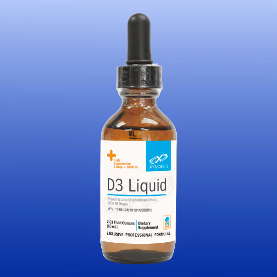 D3 Liquid 2 Oz-Vitamins and Minerals-Xymogen-Castle Remedies