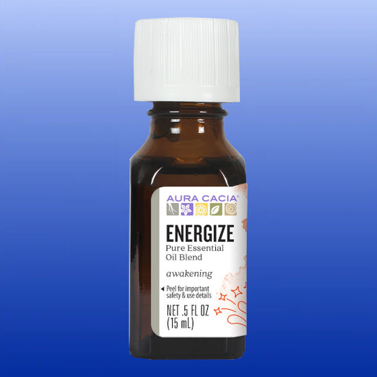 Energize Essential Oil Combination 0.5 Oz-Essential Oil-Aura Cacia-Castle Remedies