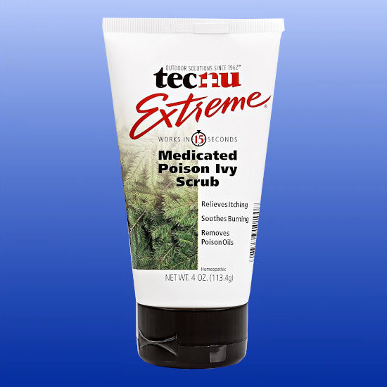 Tecnu® Extreme Poison Ivy & Oak Scrub 4 Oz-Topical Skin Relief-Tec Labs Inc-Castle Remedies