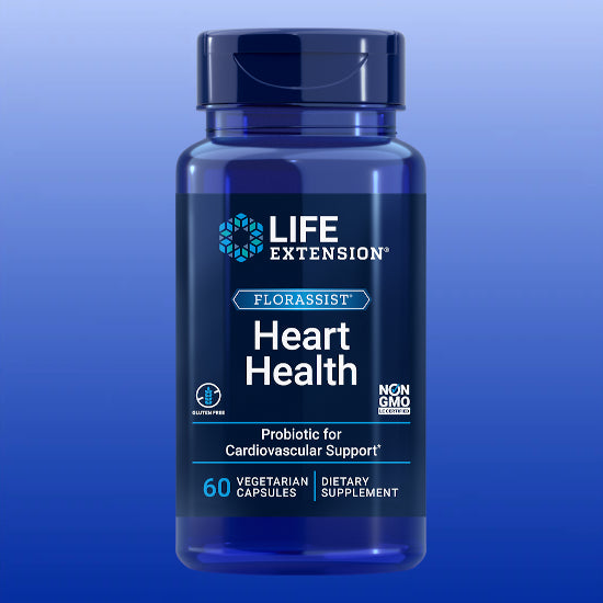 FlorAssist® Heart Health 60 Veg Capsules-Probiotics-Life Extension-Castle Remedies