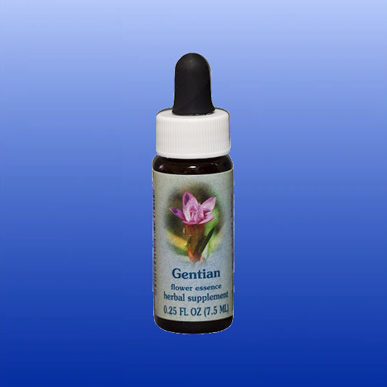 Gentian Flower Essence 0.25 Oz-FES Flower Essence-Flower Essence Services-Castle Remedies