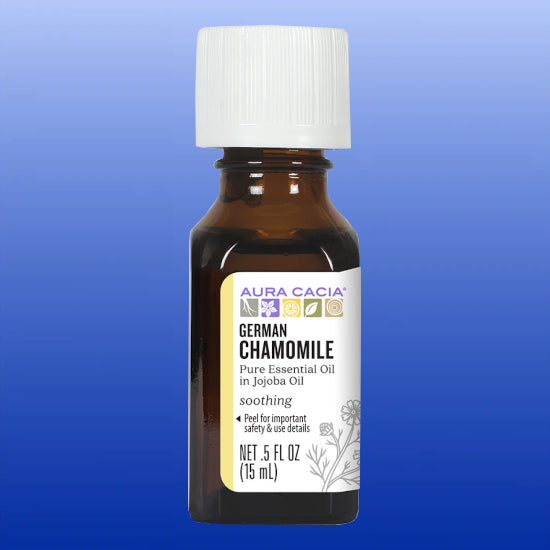German Chamomile Precious Essential Oil 0.5 Oz-Essential Oil-Aura Cacia-Castle Remedies