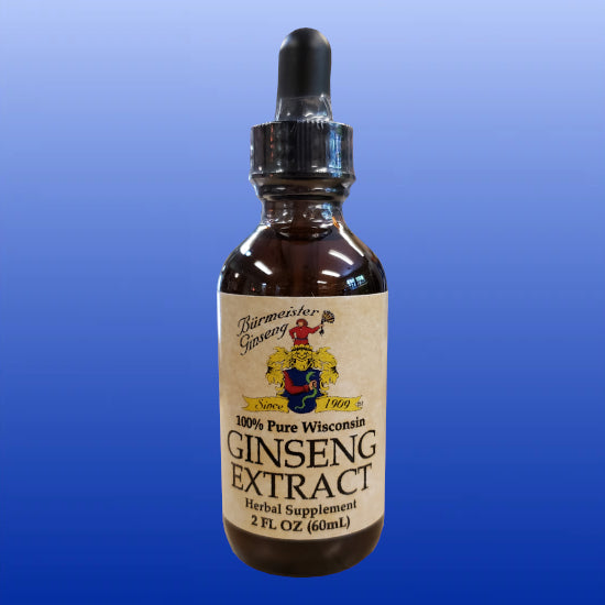 American Ginseng Extract 2 Oz-Herbal Tincture-Burmeister Ginseng-Castle Remedies