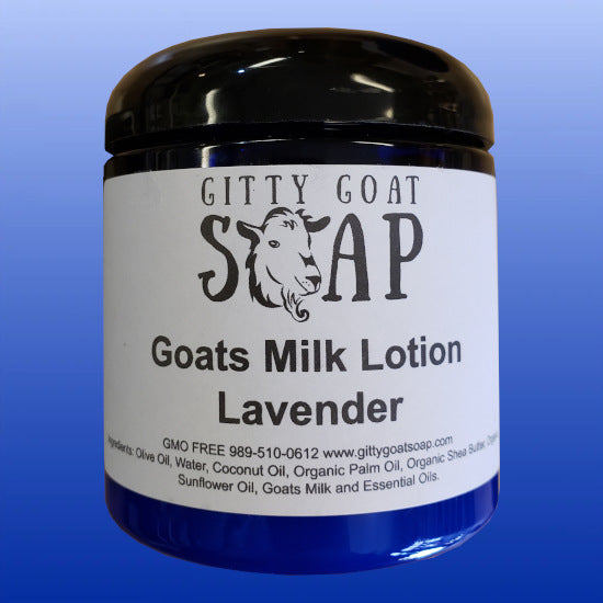 Goats Milk Lotion Lavender 8 Oz-Body Care-Gitty Goat-Castle Remedies