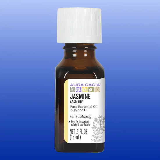 Jasmine Absolute Precious Essential Oil 0.5 Oz-Essential Oil-Aura Cacia-Castle Remedies