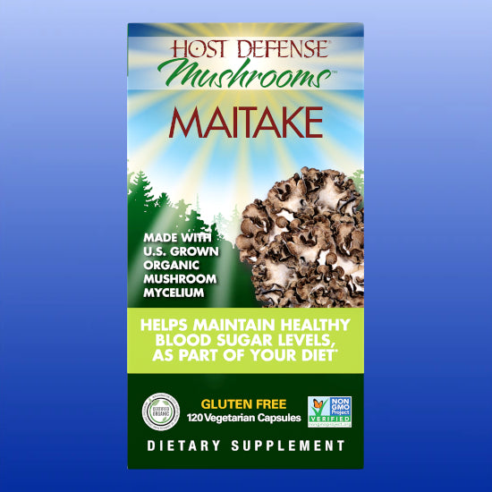 Maitake 120 Vegetarian Capsules-Single Herbs-Host Defense Mushrooms-Castle Remedies