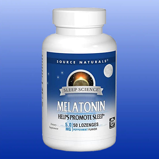 Melatonin 5 mg 60 Tablets-Sleep Support-Source Naturals-Castle Remedies