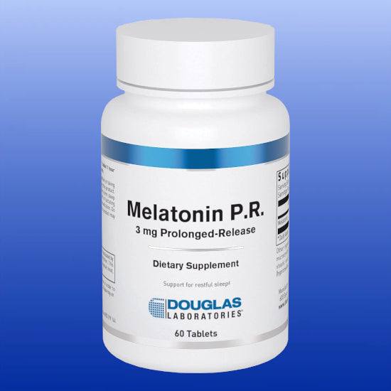 Melatonin P.R. 3 mg 60 Tablets-Sleep Support-Douglas Labs-Castle Remedies