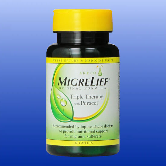 MigreLief 60 Capsules-Headache & Migraine Support-Akeso-Castle Remedies