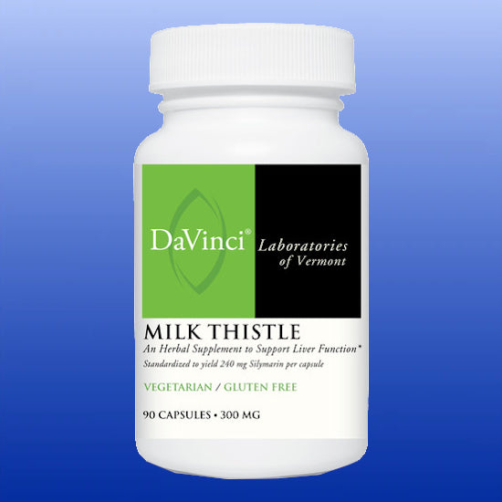 Milk Thistle Extract 90 Capsules-Liver Support-DaVinci Laboratories-Castle Remedies